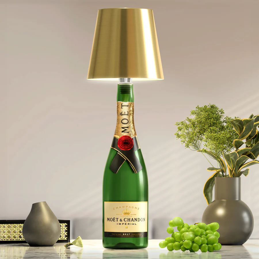 Kabellose Designer-Flaschenlampe