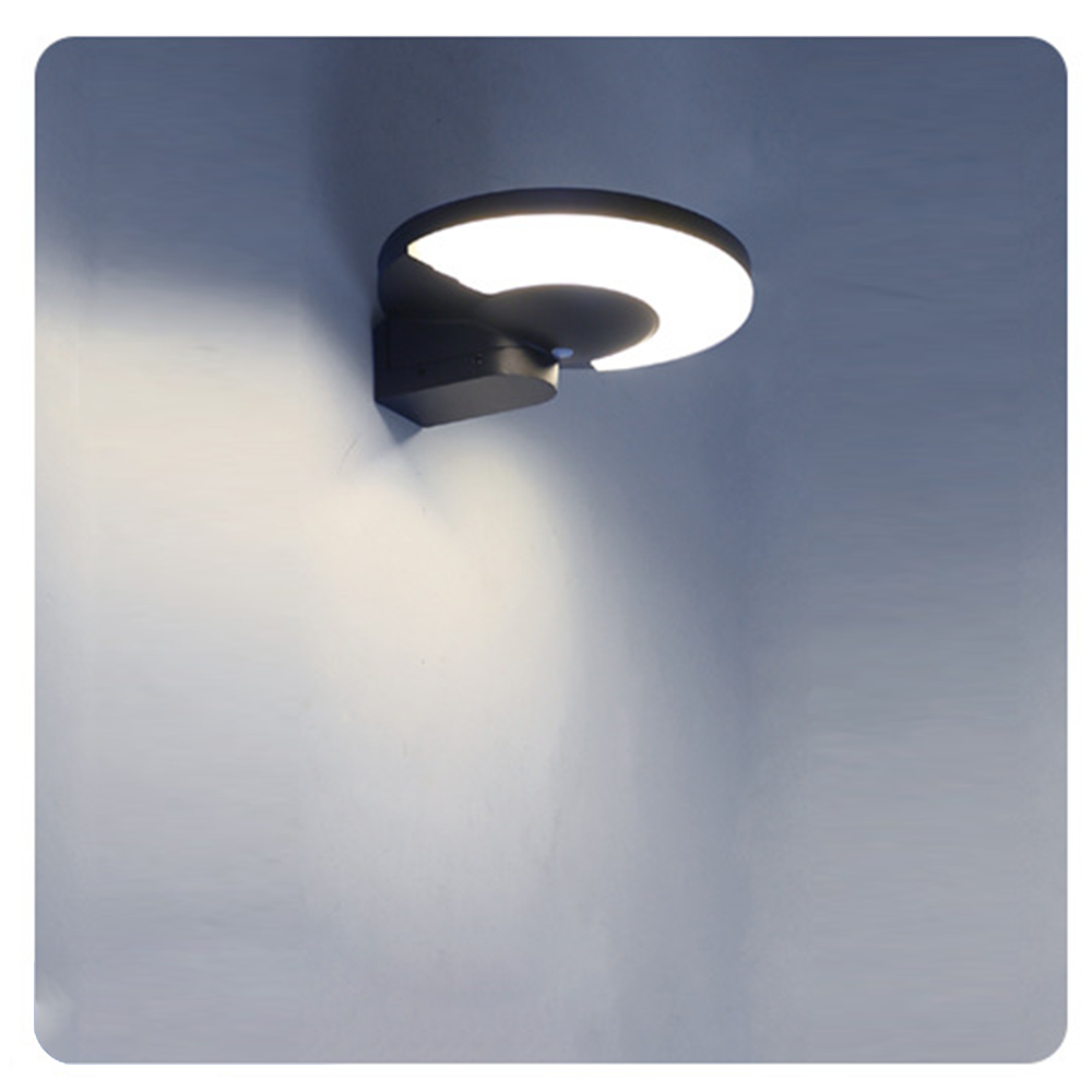 LumaArc Solar Wandleuchte – LED mit Bewegungssensor
