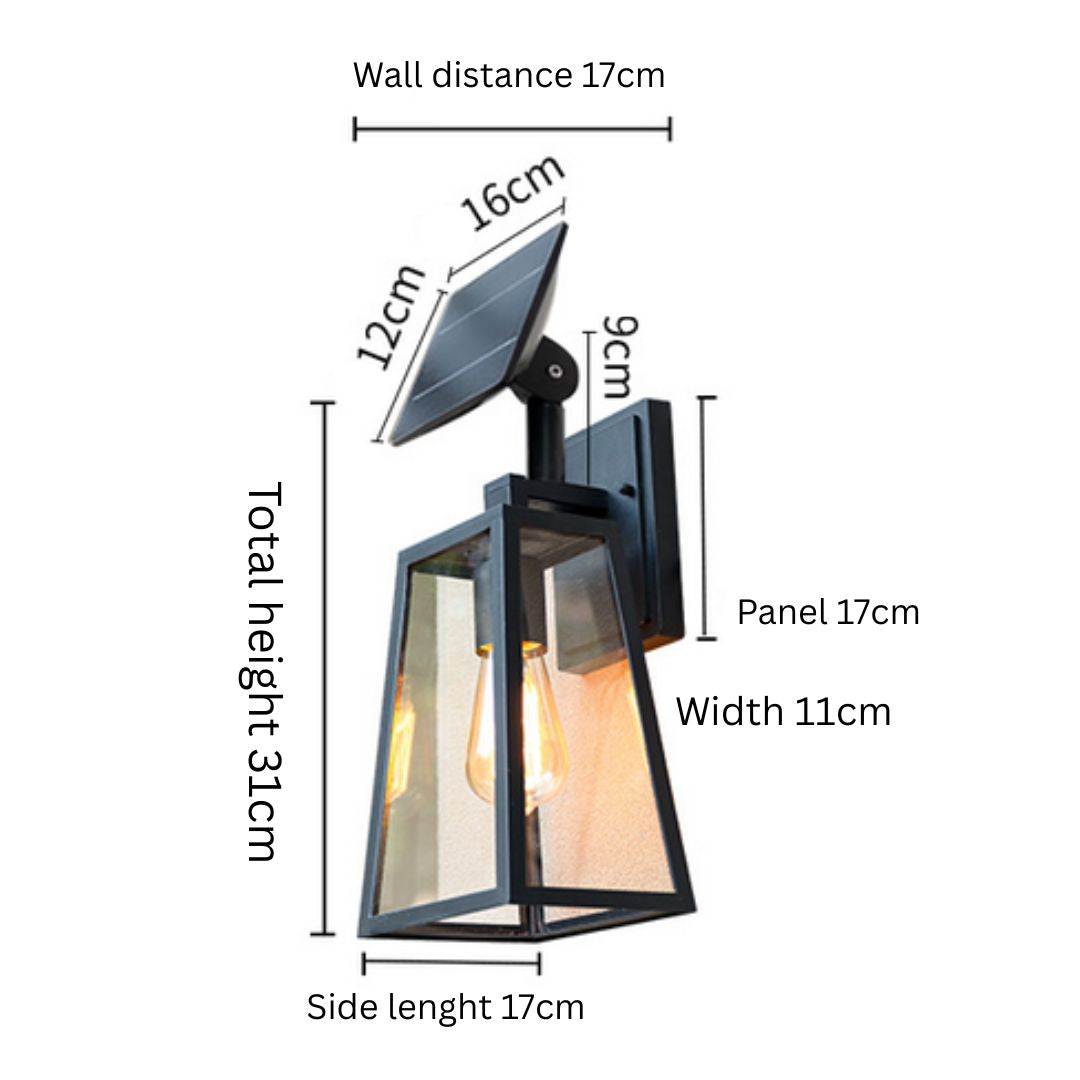 Galio – Solar LED Wandleuchte