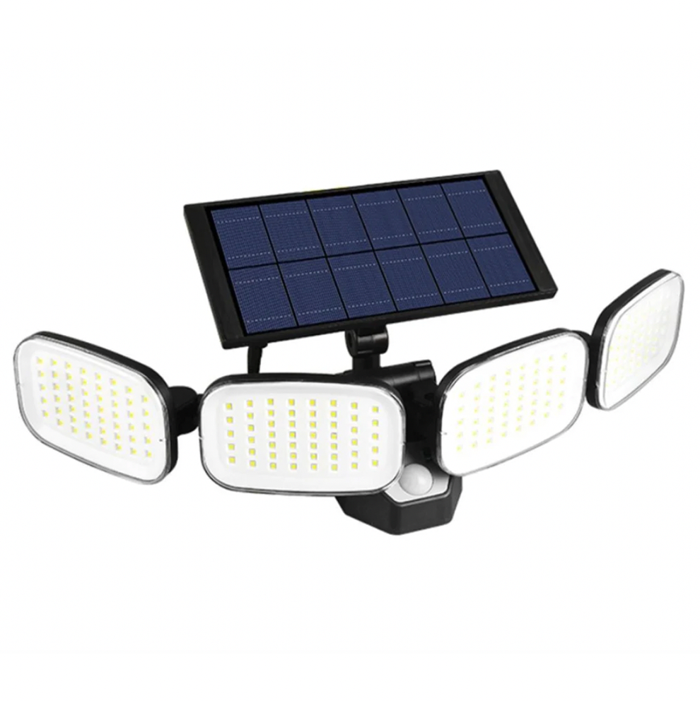 GlowFlexMEGA™ - 200 LED-Solarleuchte mit Bewegungssensor