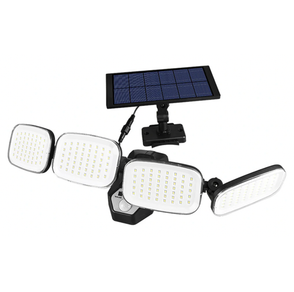 GlowFlexMEGA™ - 200 LED-Solarleuchte mit Bewegungssensor