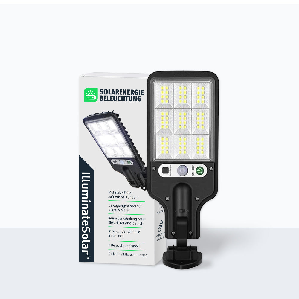 IlluminateSolar™- Die ultimative solarbetriebene LED-Straßenlampe