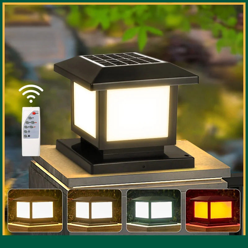 PostaGlow – Solarbetriebene LED-Pfostenleuchte für Zaun, Garten & Terrasse