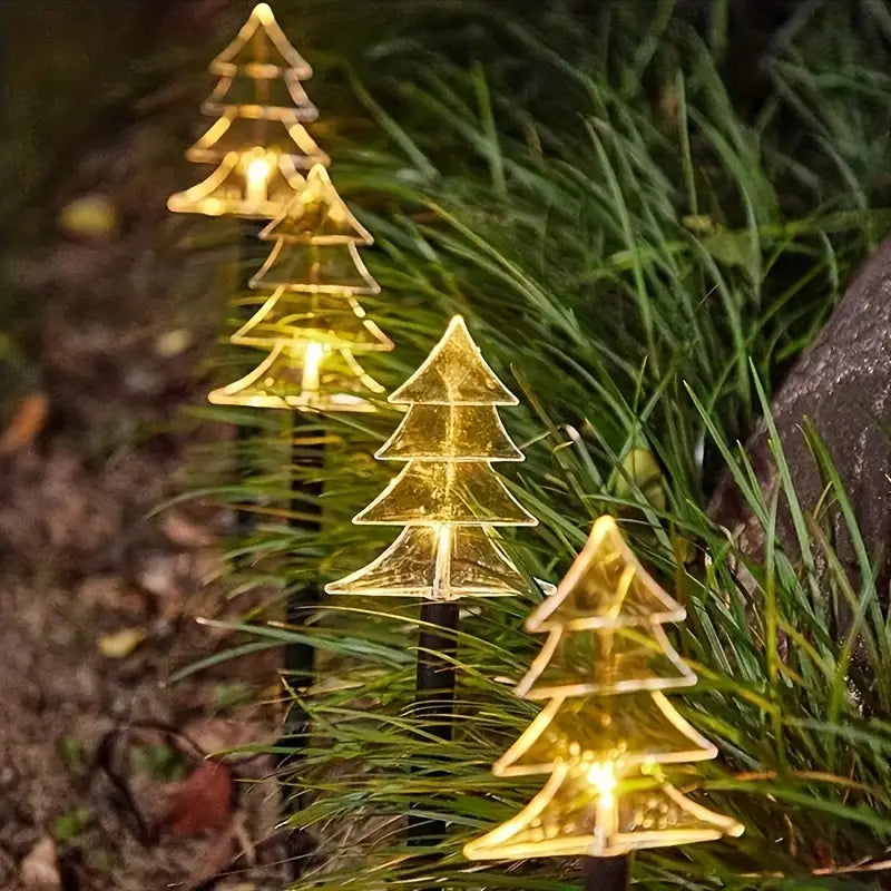 5 Stück Solar-Winterwegleuchten