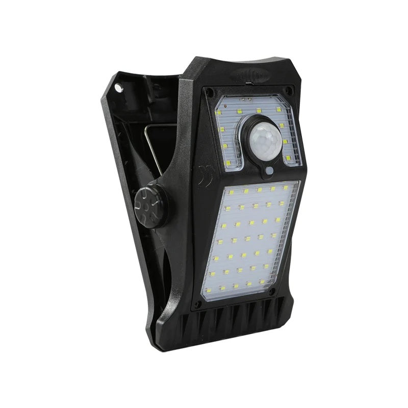 SolarClip Light – Solar Clip-Leuchte mit USB & Bewegungssensor