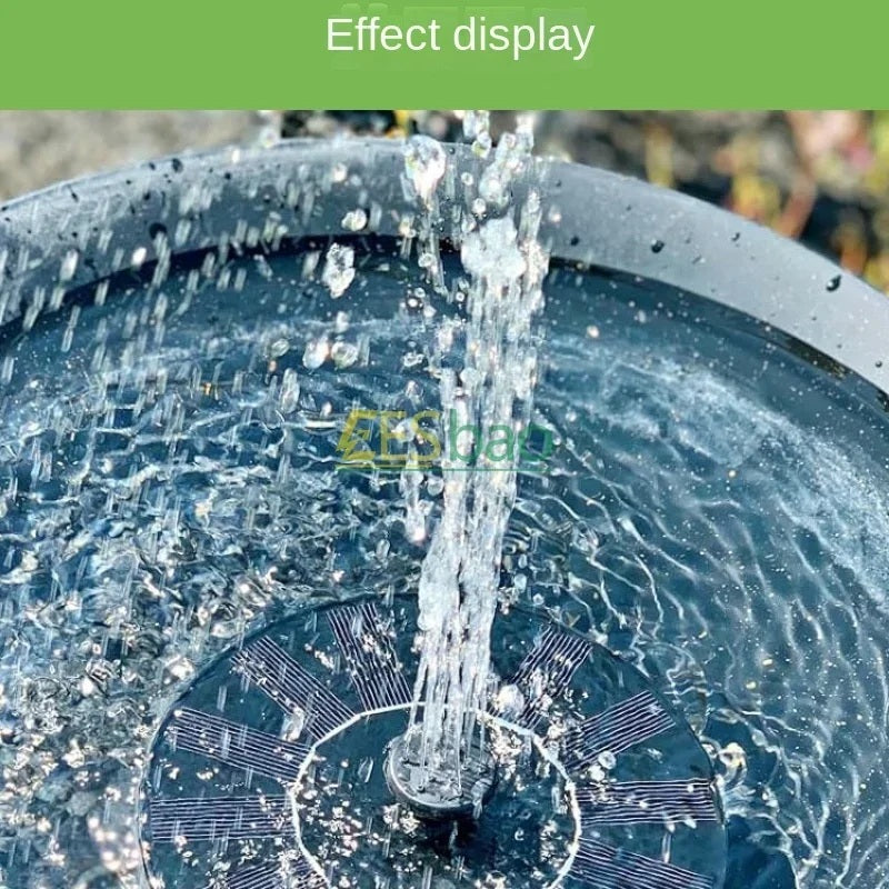 SolarStream Solarbrunnen – 1.4W Schwimmende Fontäne für Teich & Garten