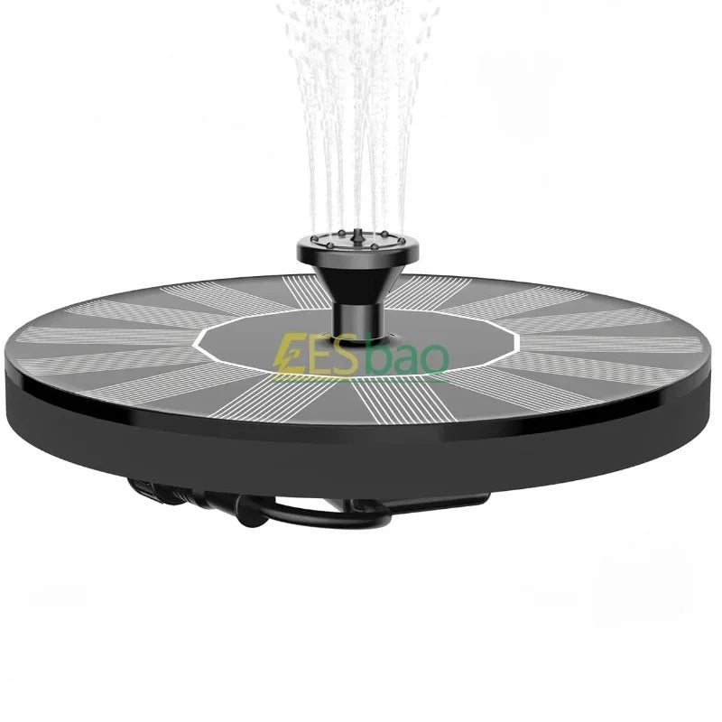 SolarStream Solarbrunnen – 1.4W Schwimmende Fontäne für Teich & Garten