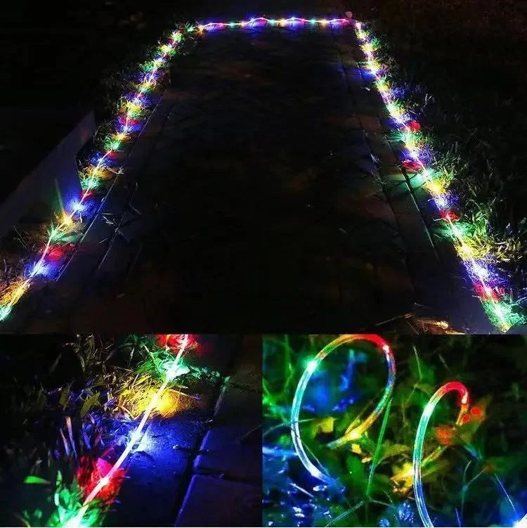 SolarTwine Solar Lichterschlauch – Wasserdichte LED Lichterkette für Garten & Weihnachten