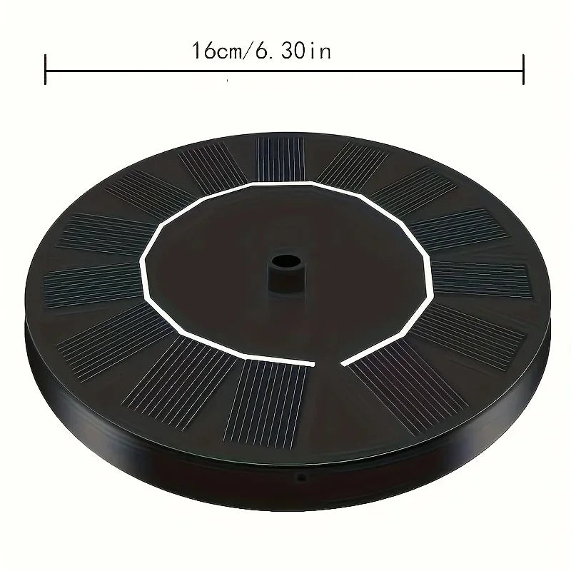 SolarStream Solarbrunnen – 1.4W Schwimmende Fontäne für Teich & Garten