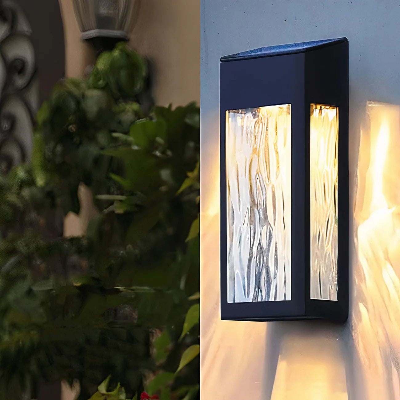 FloraGlow - Dekorative Solar-Wandleuchte