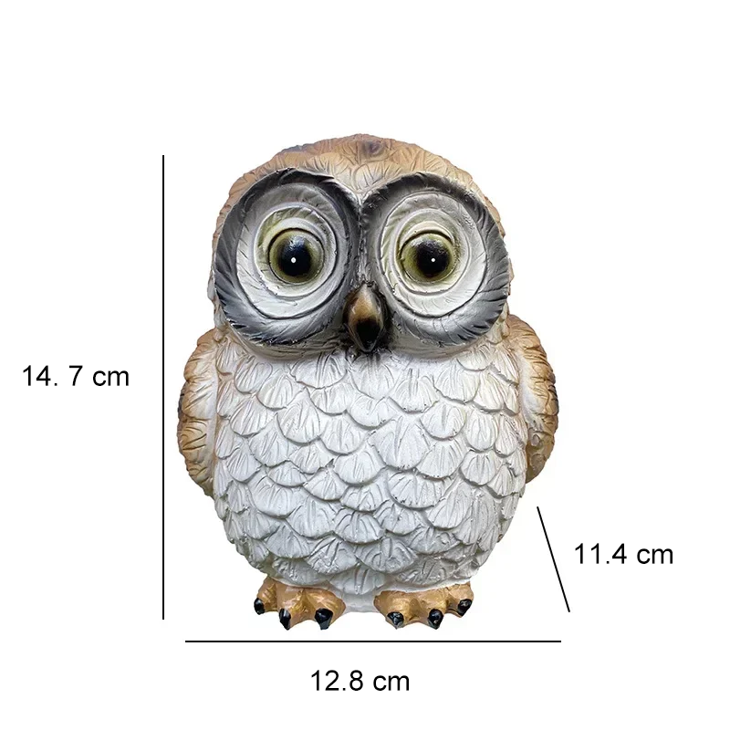 LunaOwl - Solar LED-Tischlampe für draußen