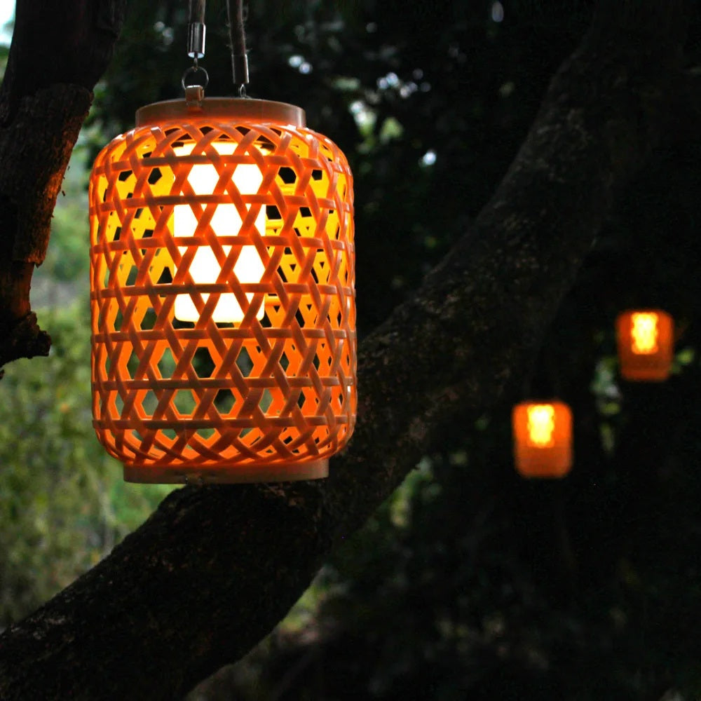LumiBambu – Solarbetriebene Bambus Laterne