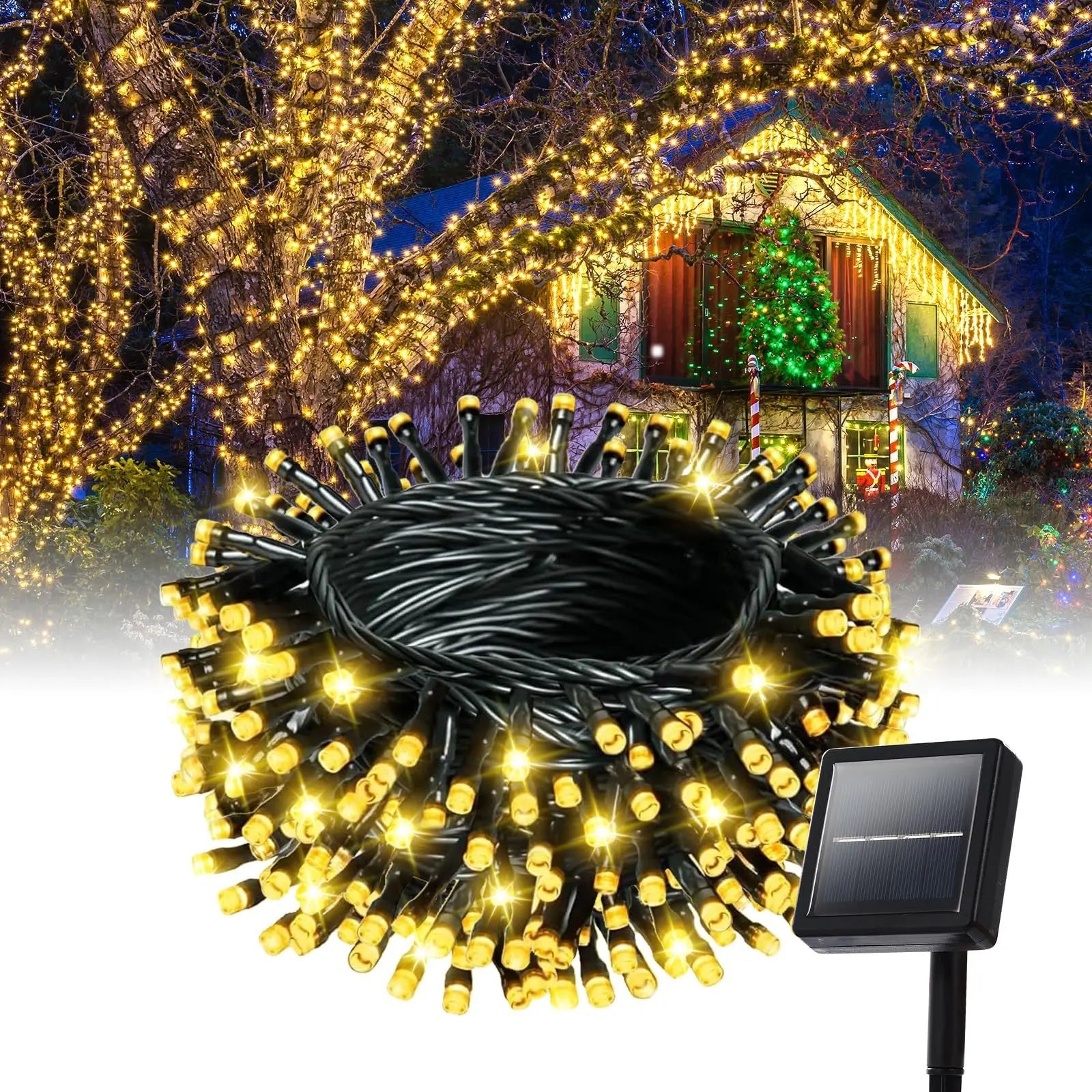 LumaTwine – Solar Lichterkette Außen 5M 7M 12M