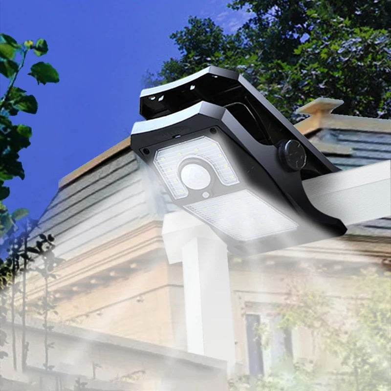 SolarClip Light – Solar Clip-Leuchte mit USB & Bewegungssensor