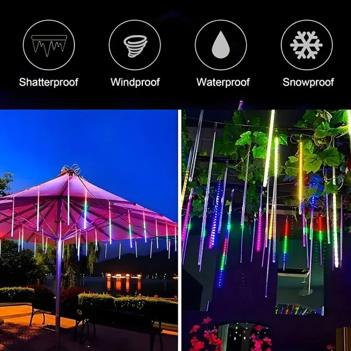 StarCascade – Solare Meteorlichter für Weihnachten & Garten