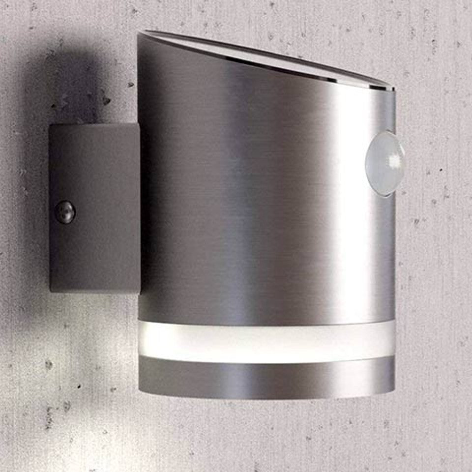 LumiTrak – Edelstahl Solar Wandleuchte mit Sensor